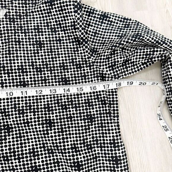 Kate Spade Saturday Let Loose Geometric Print Dress Tunic Black White Small - Picture 11 of 11